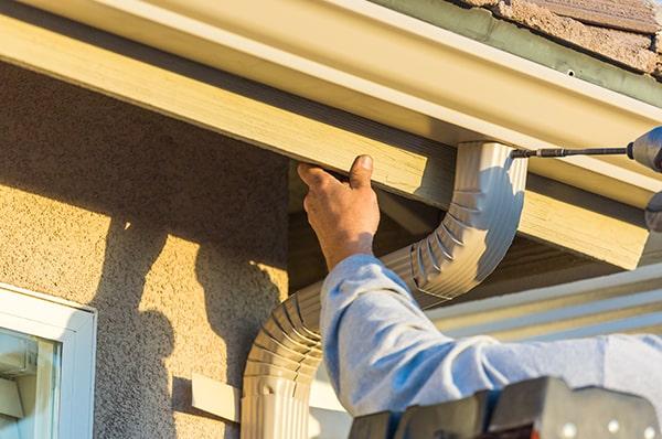 spring and fall are ideal times for gutter installation to prepare for heavy rains and leaves